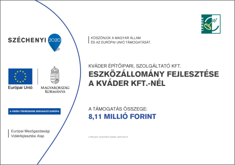 Vidékfejlesztési pályázat